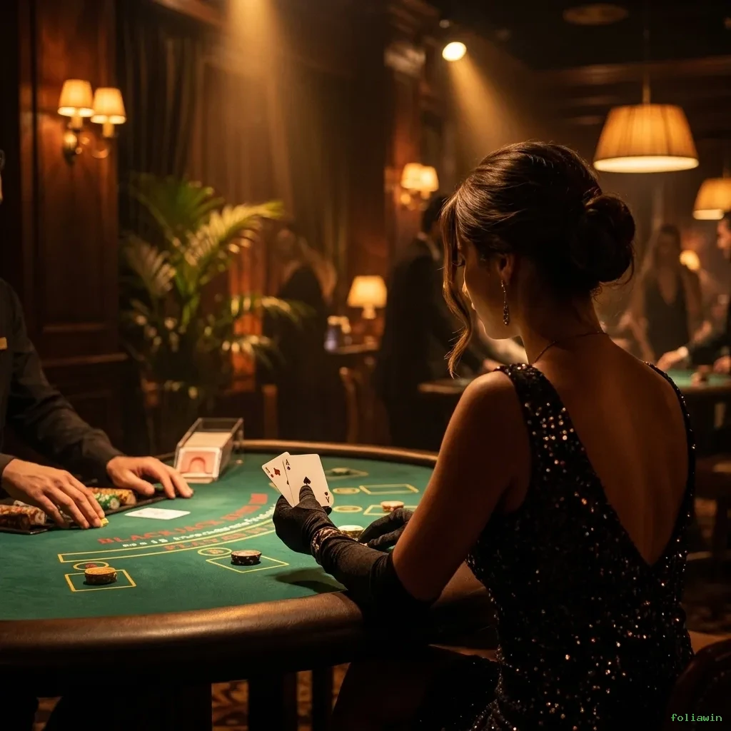 Jogos de Mesa Premium foliawin - Blackjack, Roleta, Baccarat
